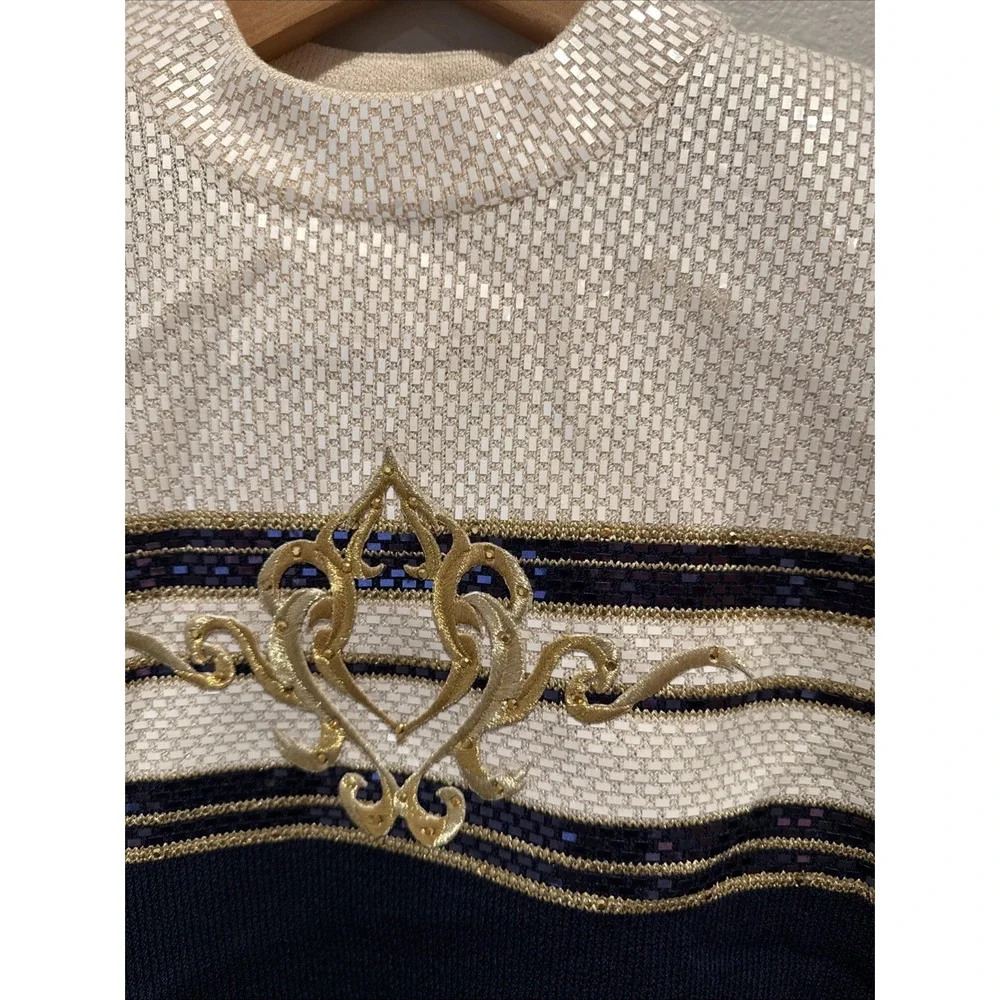 St John Evening zipper neckline